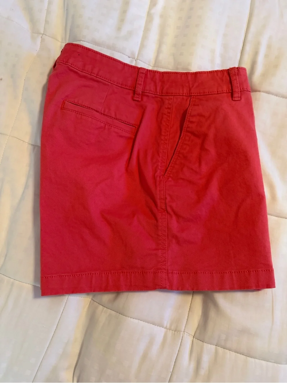 Amazon Essentials High-Waist Pink-Red Casual Shorts
